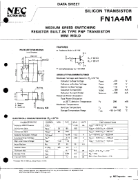 Datasheet FN1A4M manufacturer NEC