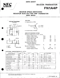 Datasheet FN1A4P manufacturer NEC
