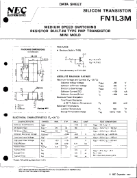 Datasheet FN1L3M manufacturer NEC
