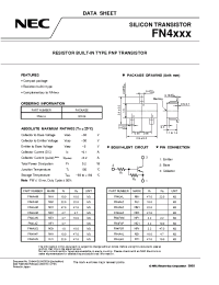 Datasheet FN4F3P manufacturer NEC
