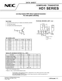 Datasheet HD1A4M manufacturer NEC