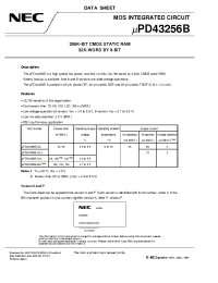 Datasheet M10770EJCV0DS00 manufacturer NEC