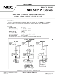 Datasheet NDL5421P1SD manufacturer NEC