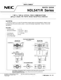 Datasheet NDL5471R manufacturer NEC