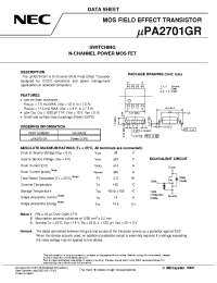 Datasheet NDL7001L manufacturer NEC