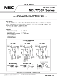Datasheet NDL7705P1D manufacturer NEC