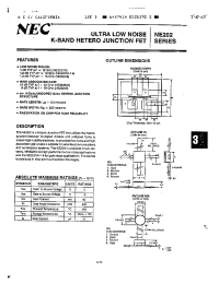 Datasheet NE202 manufacturer NEC
