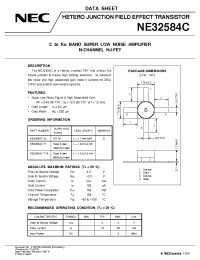Datasheet NE32584 manufacturer NEC