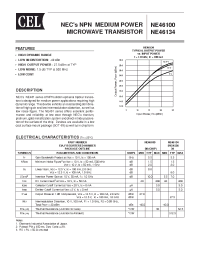 Datasheet NE46100 manufacturer NEC
