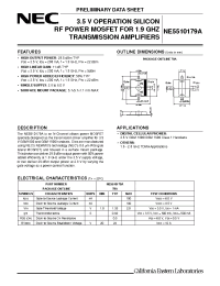 Datasheet NE5510179A-T1 manufacturer NEC