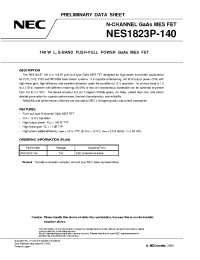 Datasheet NES1823P-140 manufacturer NEC