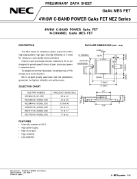 Datasheet NEZ3642-8DD manufacturer NEC