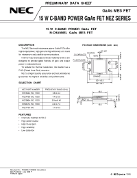 Datasheet NEZ6472-15D manufacturer NEC