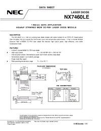 Datasheet NX7460LE manufacturer NEC