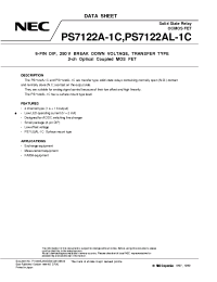 Datasheet PS7122A-1C manufacturer NEC