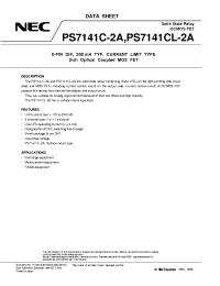 Datasheet PS7141-1B manufacturer NEC