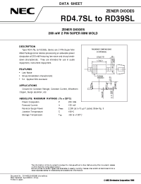 Datasheet RD10SL manufacturer NEC