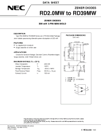 Datasheet RD16MW manufacturer NEC
