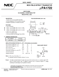 Datasheet UPA1722 manufacturer NEC