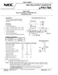 Datasheet UPA1764G manufacturer NEC