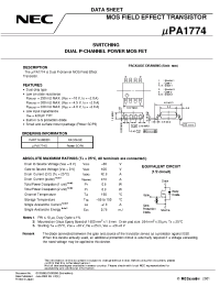 Datasheet UPA1774 manufacturer NEC