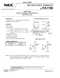 Datasheet UPA1790 manufacturer NEC