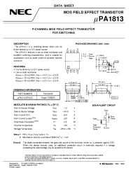 Datasheet UPA1813 manufacturer NEC