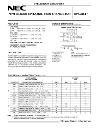 Datasheet UPA835TF-T1 manufacturer NEC