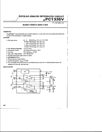 Datasheet UPC1335V manufacturer NEC