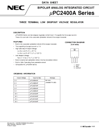 Datasheet UPC2408AHF manufacturer NEC