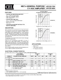 Datasheet UPC3218GV manufacturer NEC