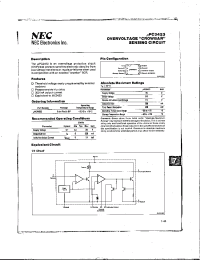 Datasheet UPC3423 manufacturer NEC