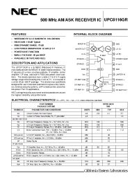 Datasheet UPC8116GR manufacturer NEC