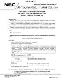 Datasheet UPD17231MC manufacturer NEC