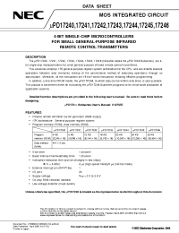 Datasheet UPD17241MC-xxx-5A4 manufacturer NEC