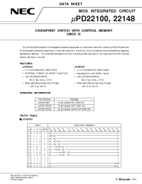 Datasheet UPD22148CA manufacturer NEC