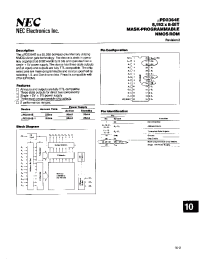 Datasheet UPD2364E-1 manufacturer NEC