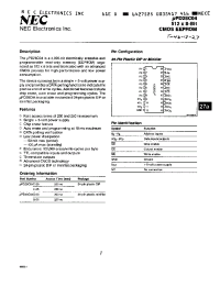 Datasheet UPD28C04C-25 manufacturer NEC