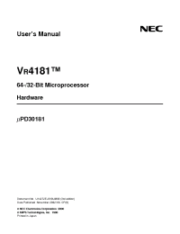 Datasheet UPD30181GM-66-8ED manufacturer NEC