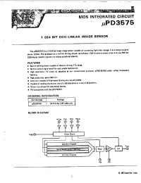 Datasheet UPD3575D manufacturer NEC