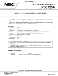 Datasheet UPD3725AD manufacturer NEC