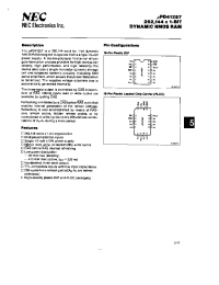 Datasheet UPD41257C-12 manufacturer NEC