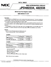 Datasheet UPD482234LE-xxx manufacturer NEC