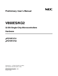 Datasheet UPD70F3731 manufacturer NEC
