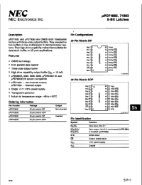 Datasheet UPD71082C manufacturer NEC