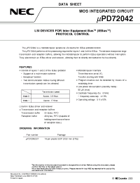 Datasheet UPD72042 manufacturer NEC
