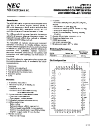 Datasheet UPD7514 manufacturer NEC
