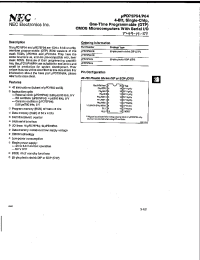Datasheet UPD75P54 manufacturer NEC