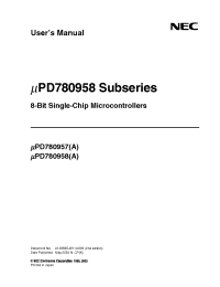 Datasheet UPD780957GC(A) manufacturer NEC
