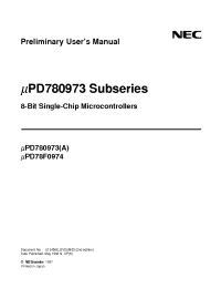 Datasheet UPD780973A manufacturer NEC